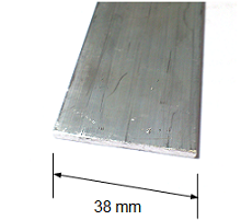 Aluminium Flat Bars 38X2.5mm - Click Image to Close